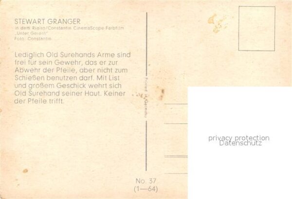 Kino Film Unter Geiern Stewart Granger – Bild 2