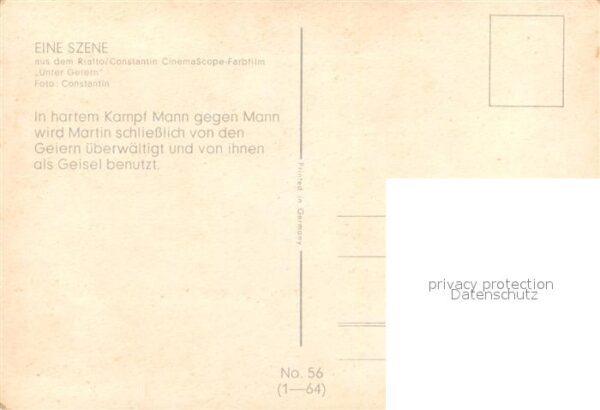 Kino Film Unter Geiern Kampf – Bild 2