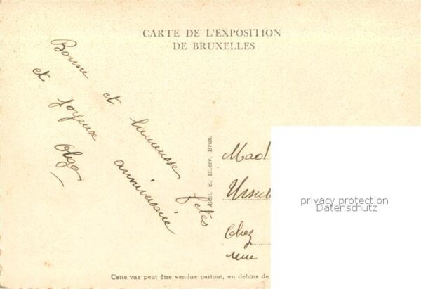 Exposition Internationale Bruxelles 1935 Palais de la Vie Catholique Belge – Bild 2