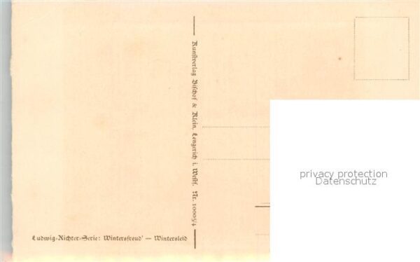 Richter Ludwig Vom Christmarkte Serie Wintersfreud Win – Bild 2