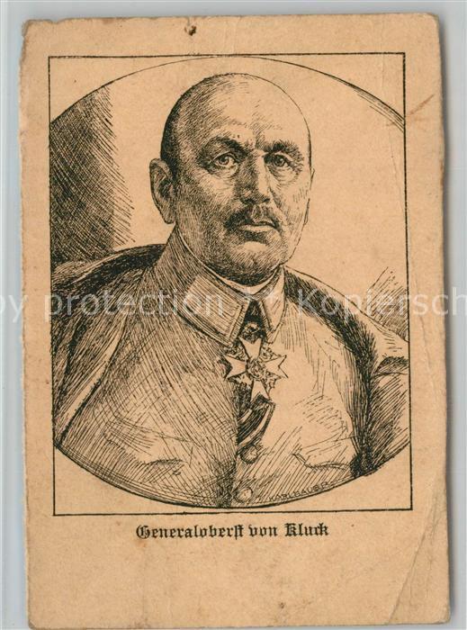 Militaria Generaele Stab Deutschland Alexander von Kluck Kaiser Wilhelm II.