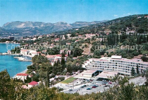 Mlini Panorama Küste Berge Hotel Astarea
