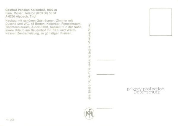 Alpbach Gasthof Pension Kolberhof Landschaftspa – Bild 2