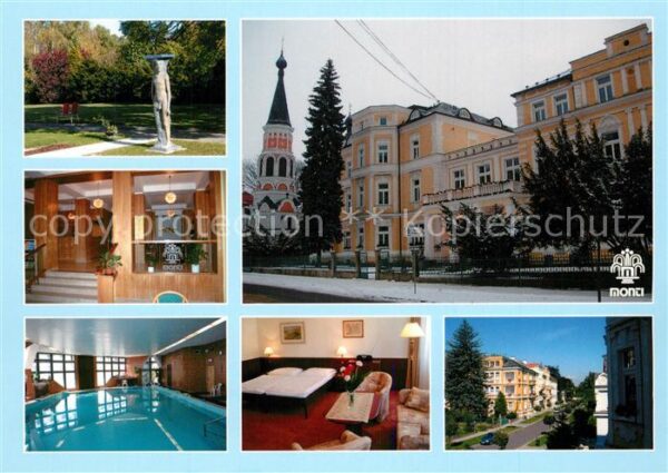 Frantiskovy Lazne Lazenske Sanatorium Hallenbad Park Stat