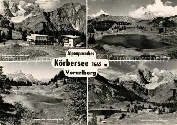 Koerbersee Landschaftspanorama Berghotel Alpen