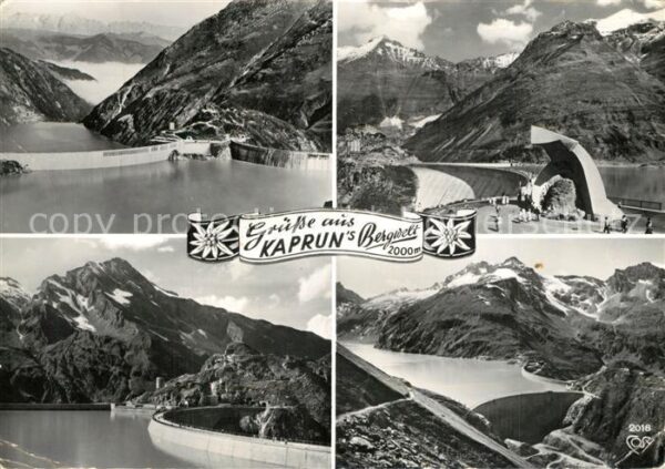 Kaprun Stausee Mooserboden Denkmal Talsperre P