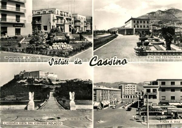 Cassino Monumento di Caduti Stazione Ferroviari