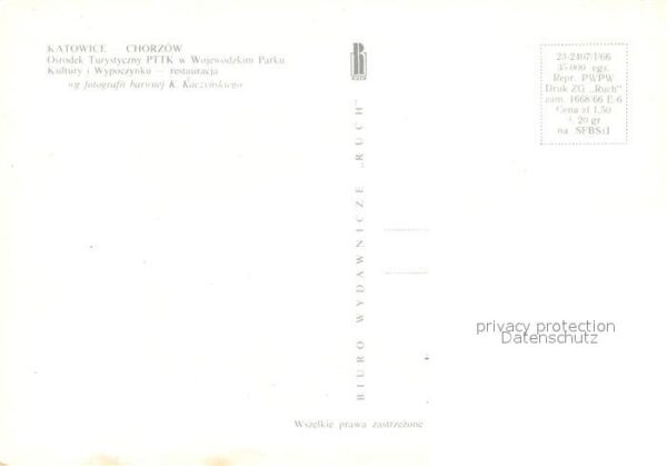 Chorzow Koenigshuette Oberschlesien Osrodek Turystyczny PTTK Restauracja – Bild 2