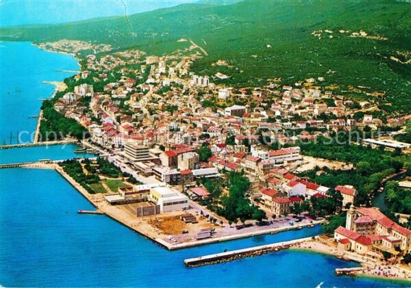 Crikvenica Kroatien Fliegeraufnahme