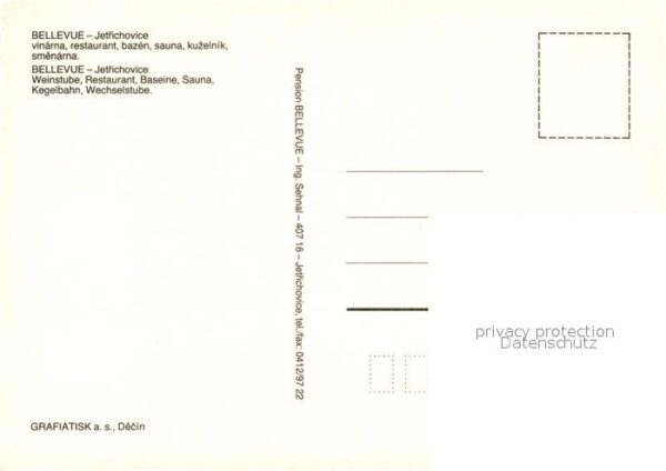 Jetrichovice Hotel Pension Bellevue Weinstube Restau – Bild 2