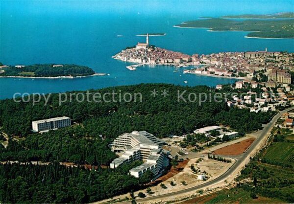 Rovinj Rovigno Istrien Fliegeraufnahme