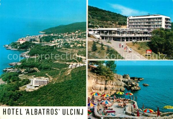 Ulcinj Hotel Albatros KüstenpanoramaBucht