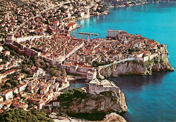 Dubrovnik Ragusa Altstadt Festung Fliegeraufnahme