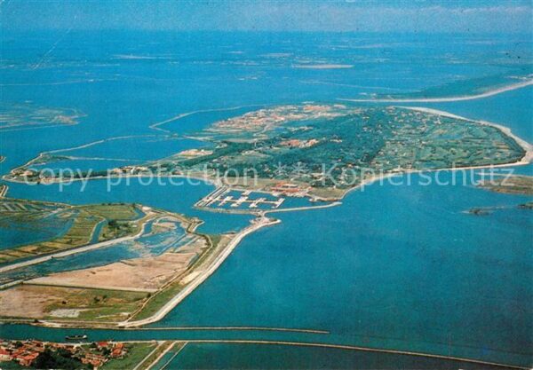Rosolina Rovigo Isola di Albarella veduta aerea