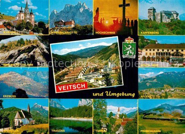 Veitsch und Umgebung Alpenpanorama