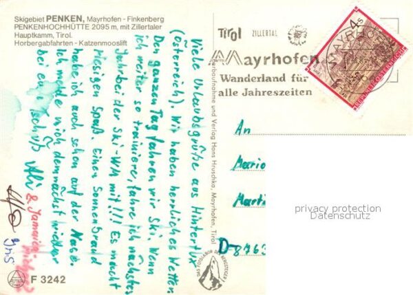 Mayrhofen Zillertal Penkenjochhütte Skigebiet Penken Winter – Bild 2