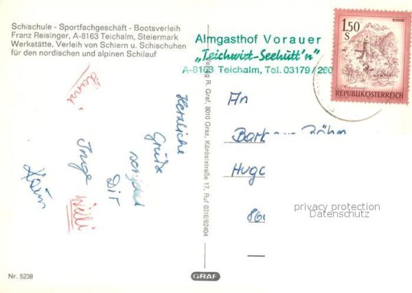 Teichalm  Almgasthof Teichwirt Seehütte Bootsverl – Bild 2