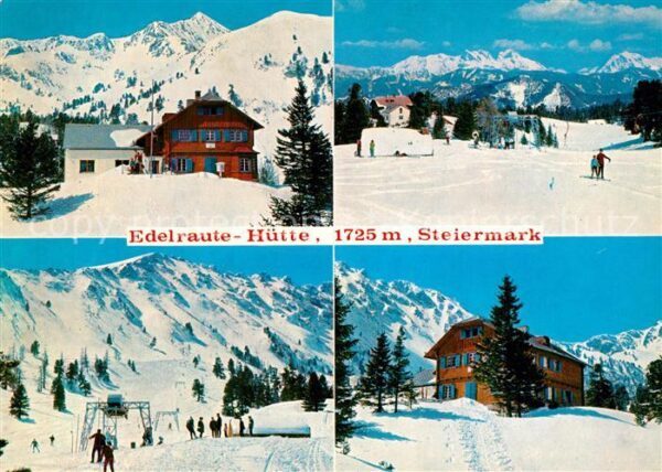 Trieben Edelraute Hütte Wintersportplatz Rotten