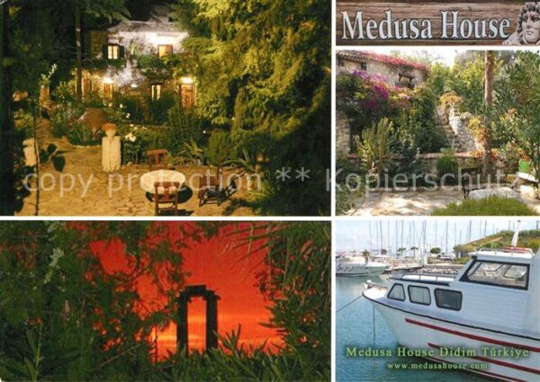 Didim Medusa House Garten Hafen Yacht Natur R