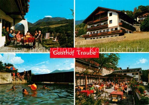 Barbian Gasthof Traube Terrasse Swimming Pool
