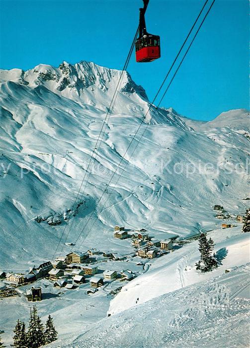 Zuers Arlberg Kabinenbahn Wintersportplatz Alpen