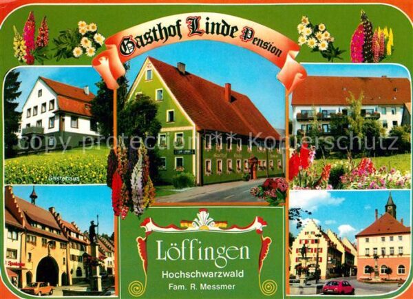 Loeffingen Gasthof Pension Linde Innenstadt Brunne