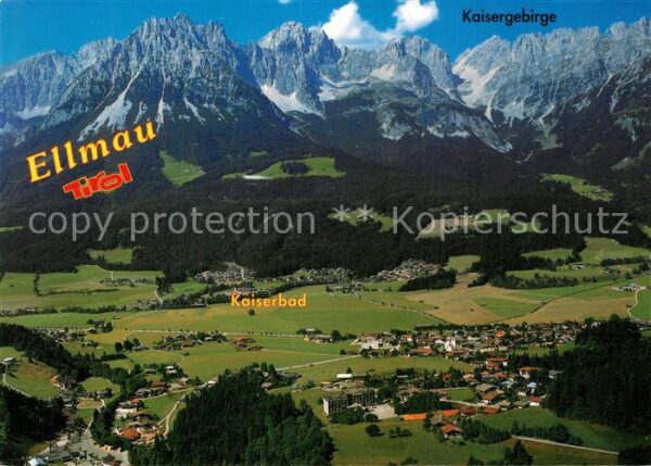 Ellmau Tirol Sommer- und Wintererholungsort mit Kais