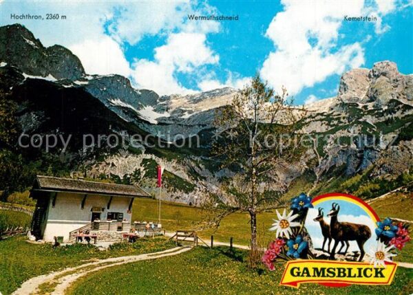 Werfenweng Berggasthaus Gamsblick Tennengebirge Al