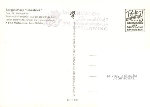 Werfenweng Berggasthaus Gamsblick Tennengebirge Al – Bild 2