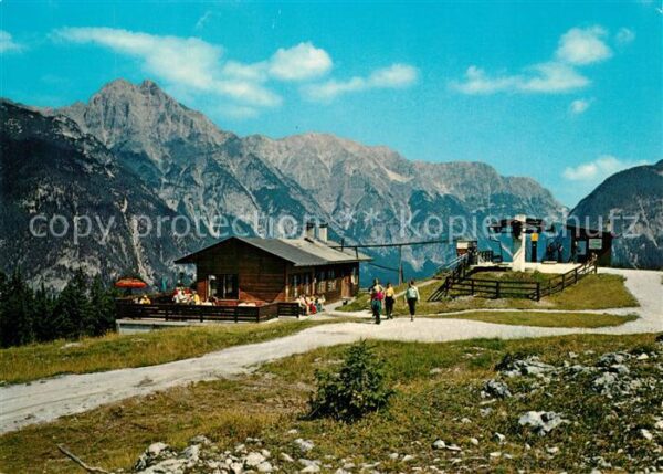 Weidach Leutasch Sommerfrische Bergrestaurant Terrasse K