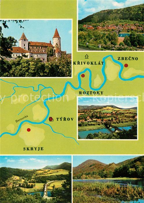Roztoky Hrad Krivoklat Zbecno Skryje zriceniny