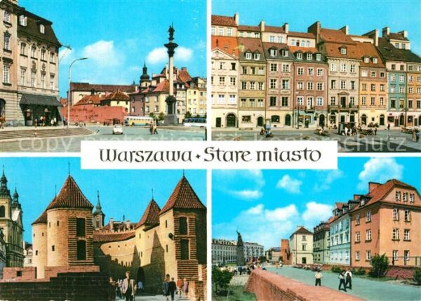 Warszawa Plac Zamkowy Rynek Starego Miasta Barba