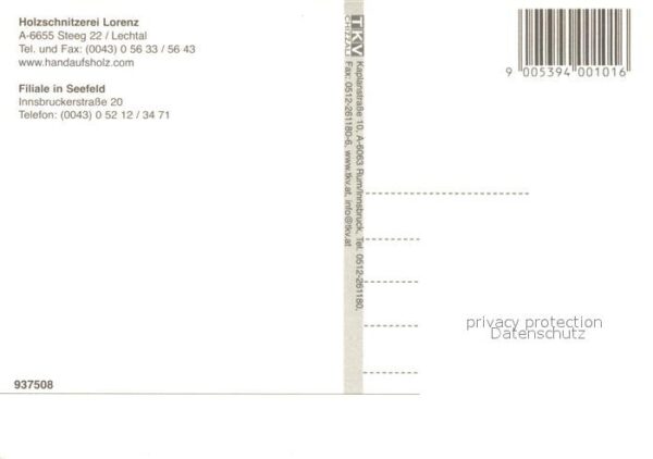 Steeg Tirol Holzschnitzerei Lorenz Handwerk – Bild 2