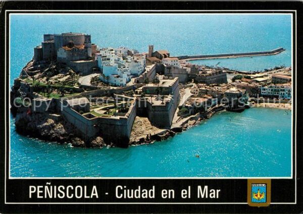 Peniscola Ciudad en el Mar vista aerea
