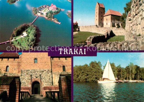 Trakai Salos pilies ansamblis Burg Zugbrücke S