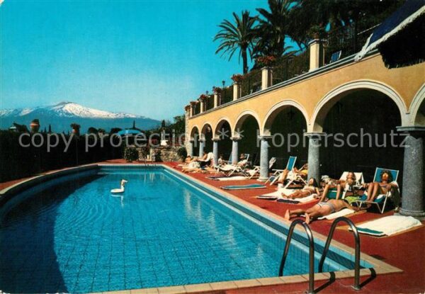 Taormina Sizilien San Domenico Palace Hotel Piscina