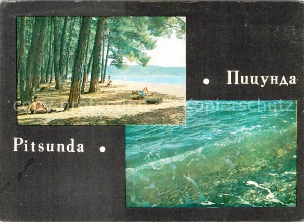Pitsunda Pizunda Badestrand am Schwarzen Meer