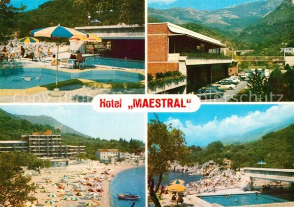 Titograd Hotel Maestral Swimming Pool Badestrand