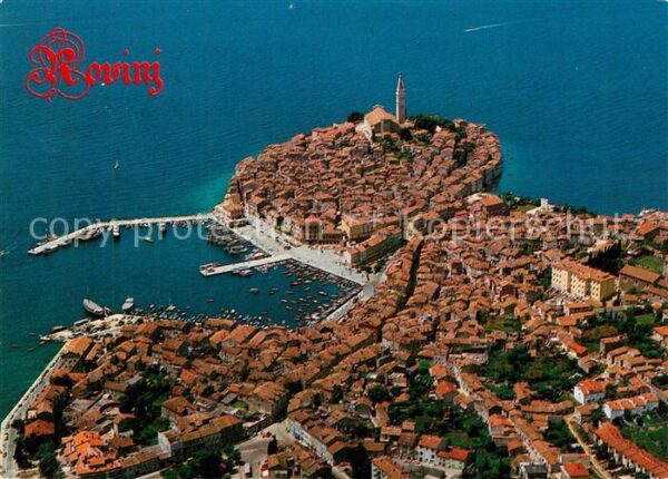 Rovinj Rovigno Istrien Fliegeraufnahme