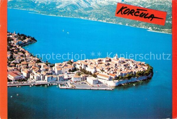 Korcula Fliegeraufnahme