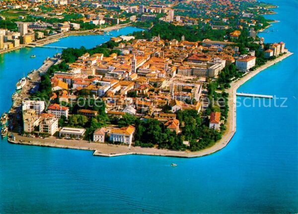 Zadar Zadra Zara Fliegeraufnahme