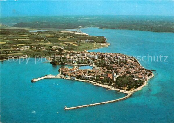 Novigrad Landzunge Hafen Fliegeraufnahme