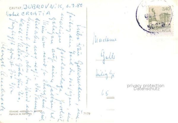 Cavtat Dalmatien Hotel Landzunge Fliegeraufnahme – Bild 2
