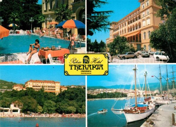 Crikvenica Kroatien Palace Hotel Therapia Swimming Pool Bad