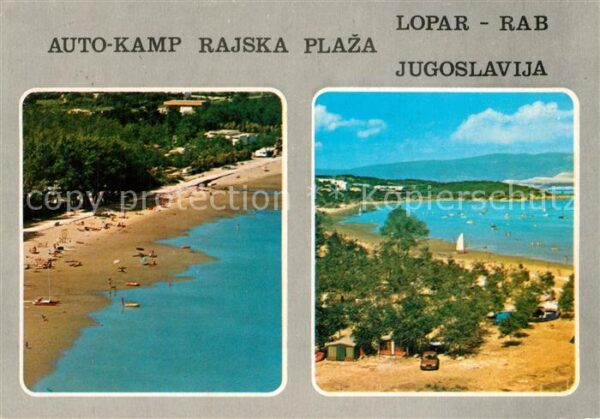 Lopar Autocamp Rajska Plaza Badestrand Küste