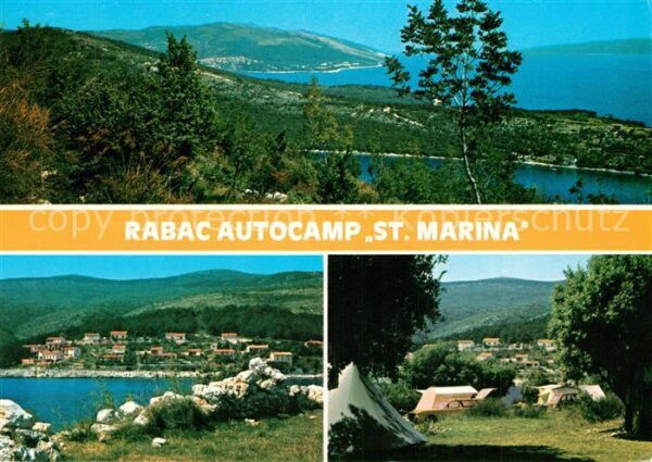 Rabac Kroatien Autocamp St Marina Campingplatz Küstenp