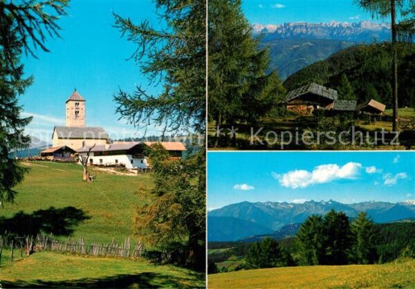 Jenesien Bozen Gasthaus Langfenn Kirche Bergbauern Lan