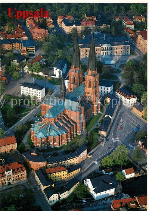 Uppsala Domkyrka Kathedrale Fliegeraufnahme