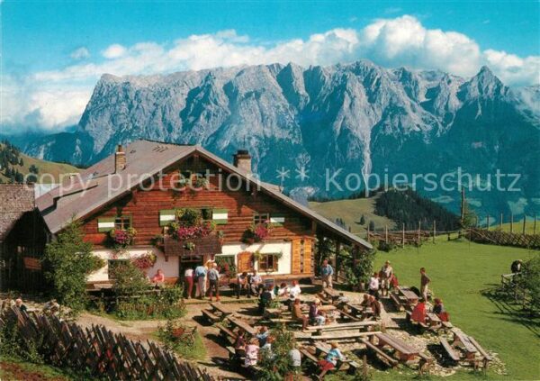 Muehlbach Hochkoenig Schutzhütte Mitterfeldalm Terrasse Alpe