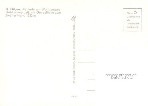 St Gilgen Salzkammergut mit Gondelbahn zum Zwölferhorn – Bild 2